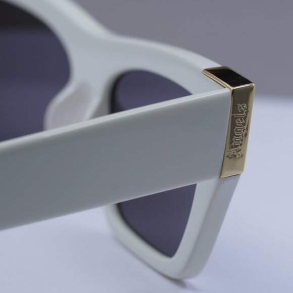 Palm Angels PERI099 HOLLYWOOD 0107 Cat Eye Sunglasses - White/Dark Grey - Picture 10 of 11